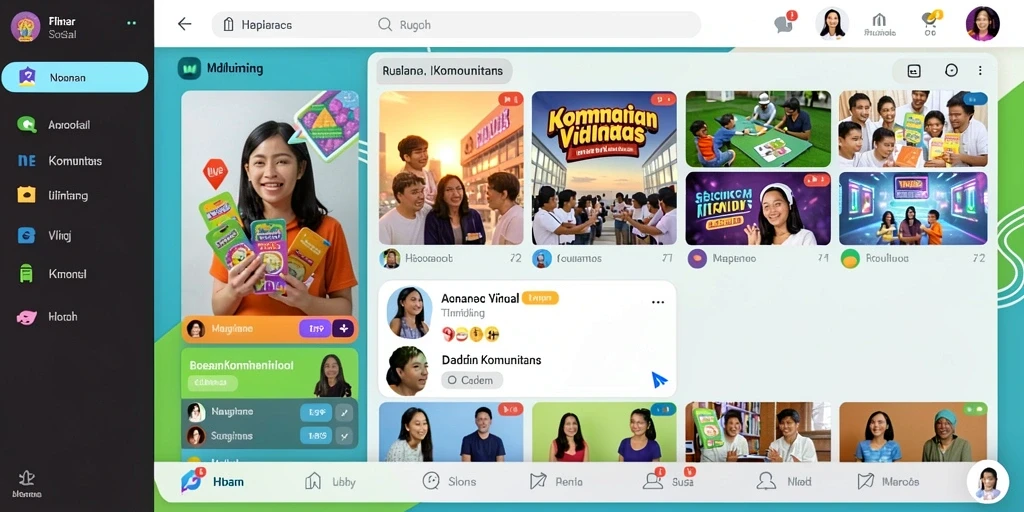 Sesi multiplayer yang penuh keseruan dengan teman.