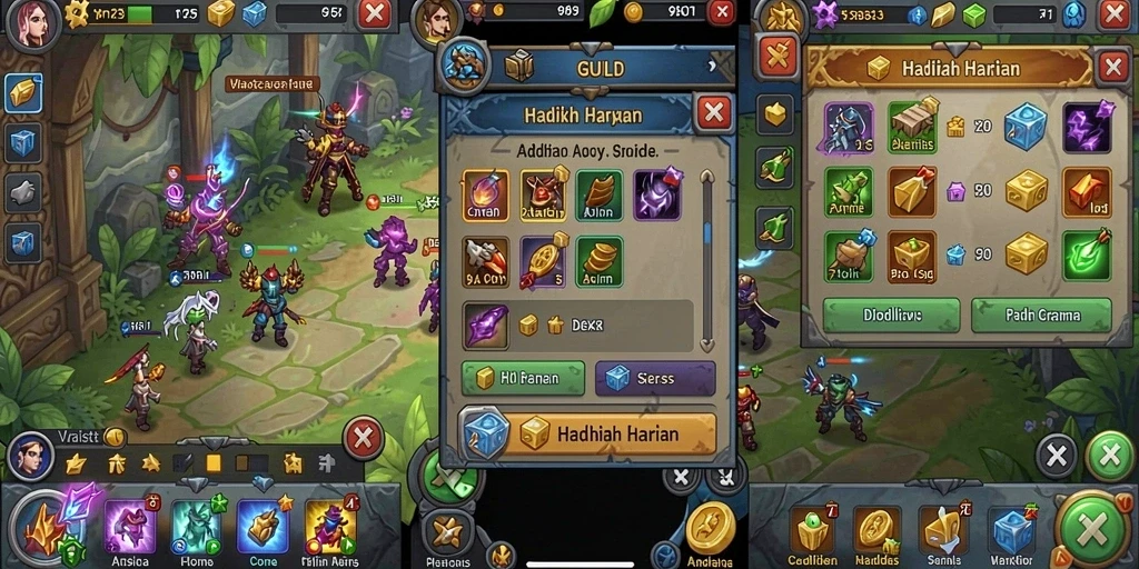 Tangkapan layar memperlihatkan tampilan antarmuka pengguna yang ramah.