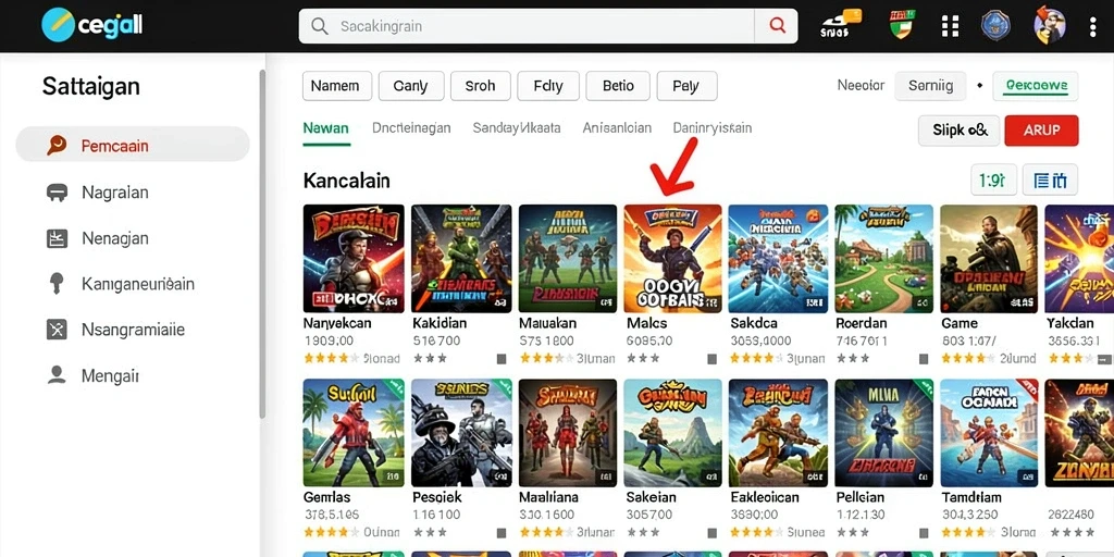 Fitur interaksi sosial dengan pemain lain.