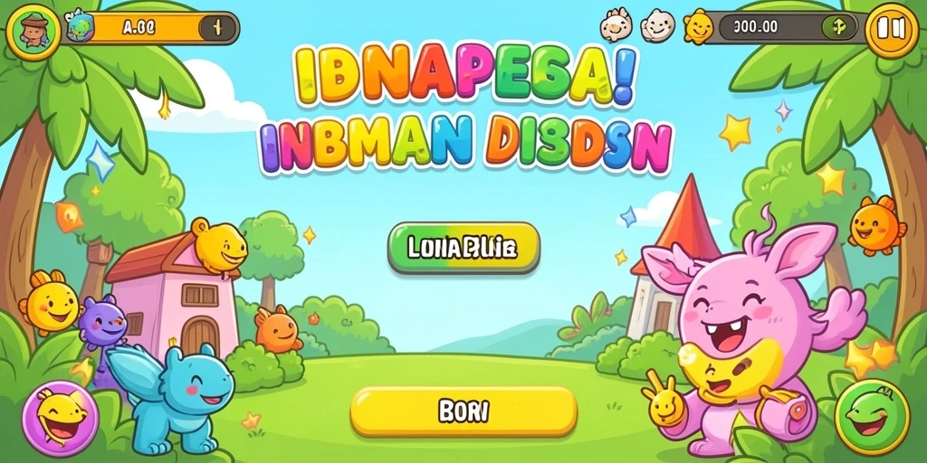 Leaderboard yang menampilkan peringkat pemain dengan jelas.