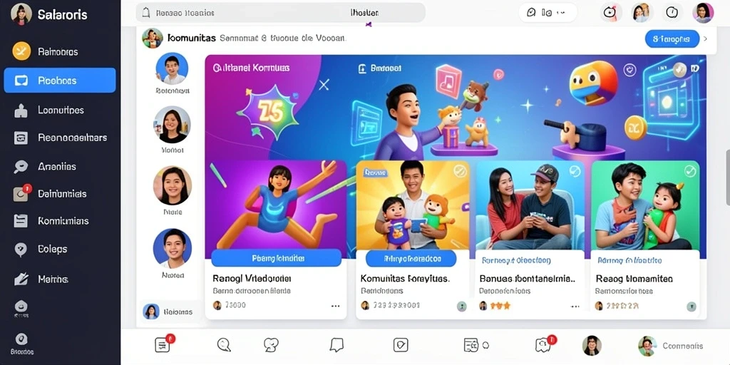 Momen seru saat berkompetisi dengan pemain lain.